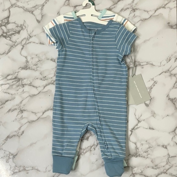 Cloud Island Newborn 2 Pack Rompers Size 0-3M - Picture 1 of 7